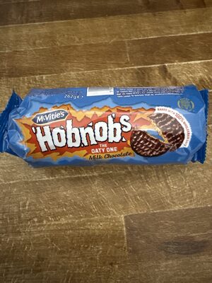 McVITIES HOB NOBS MILK CHOC 262G
