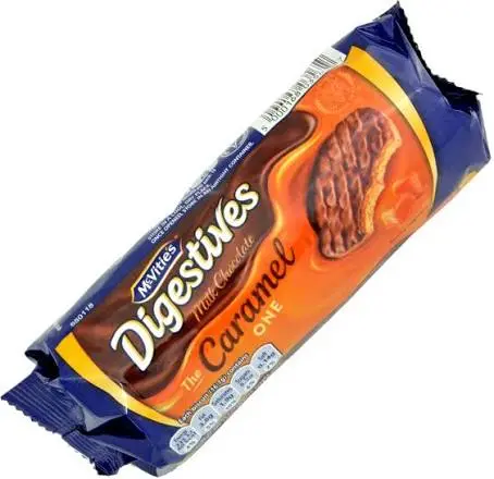 McVITIES M/C CARAMEL DIGESTIVES 250G