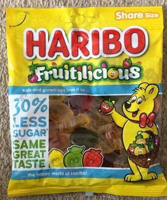 HARIBO FRUITILICIOUS BAG 150G