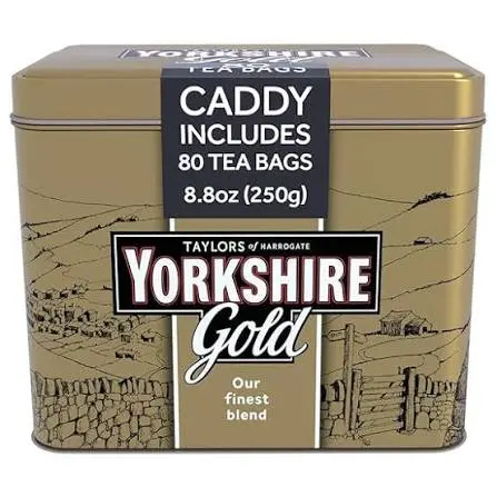 YORKSHIRE TEA BAGS GOLD 80CT 250G
